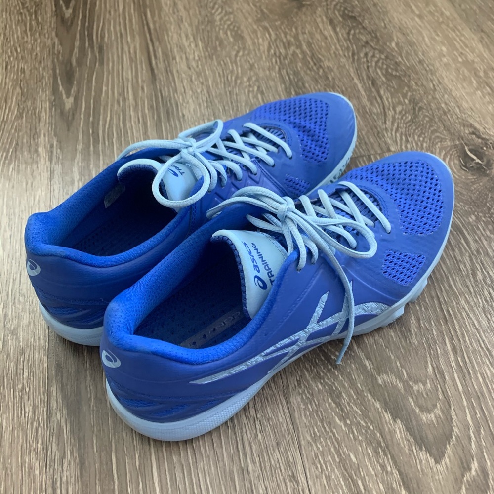 Asics Conviction X in Purple Blue/Airy Blue